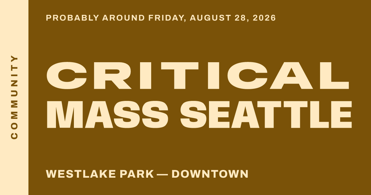 Critical Mass Seattle
