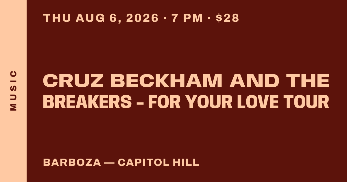 Cruz Beckham and The Breakers - For Your Love Tour