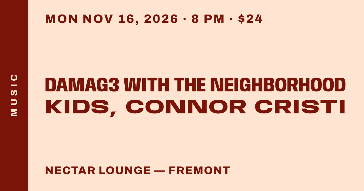 DAMAG3 with The Neighborhood Kids, Connor Cristi