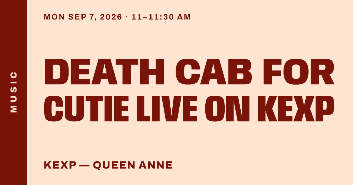 Death Cab for Cutie LIVE on KEXP