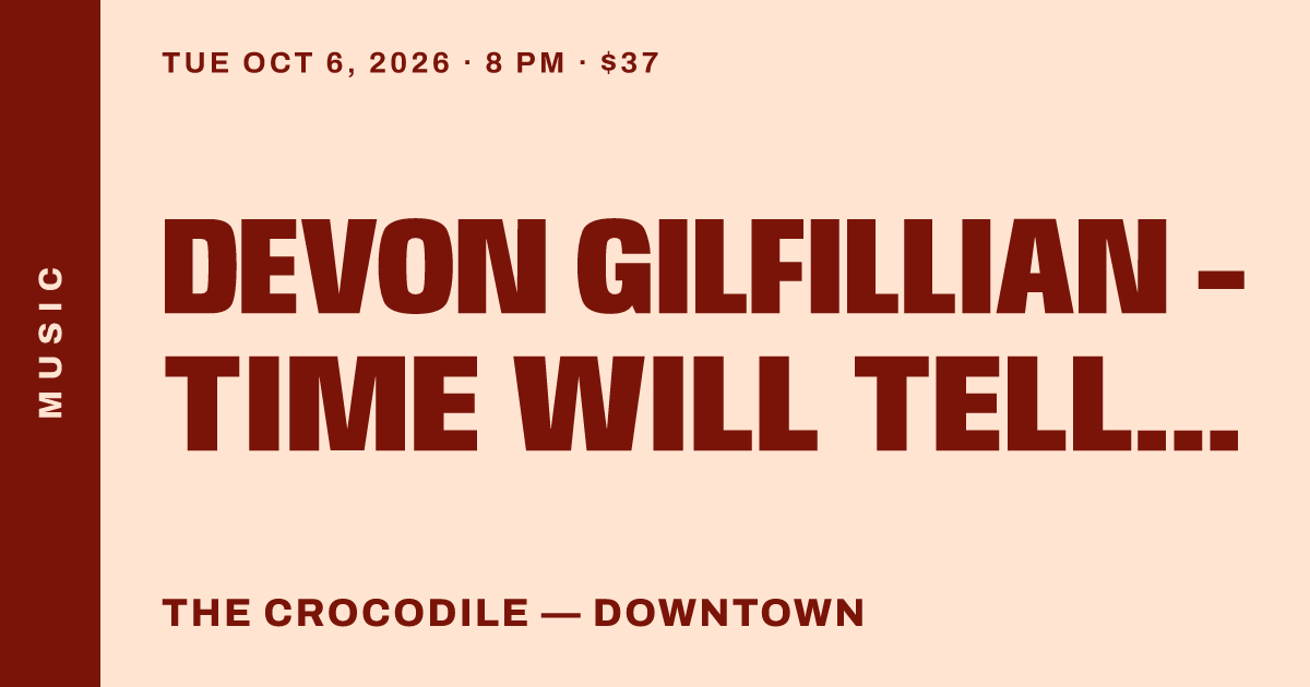 Devon Gilfillian - Time Will Tell Tour