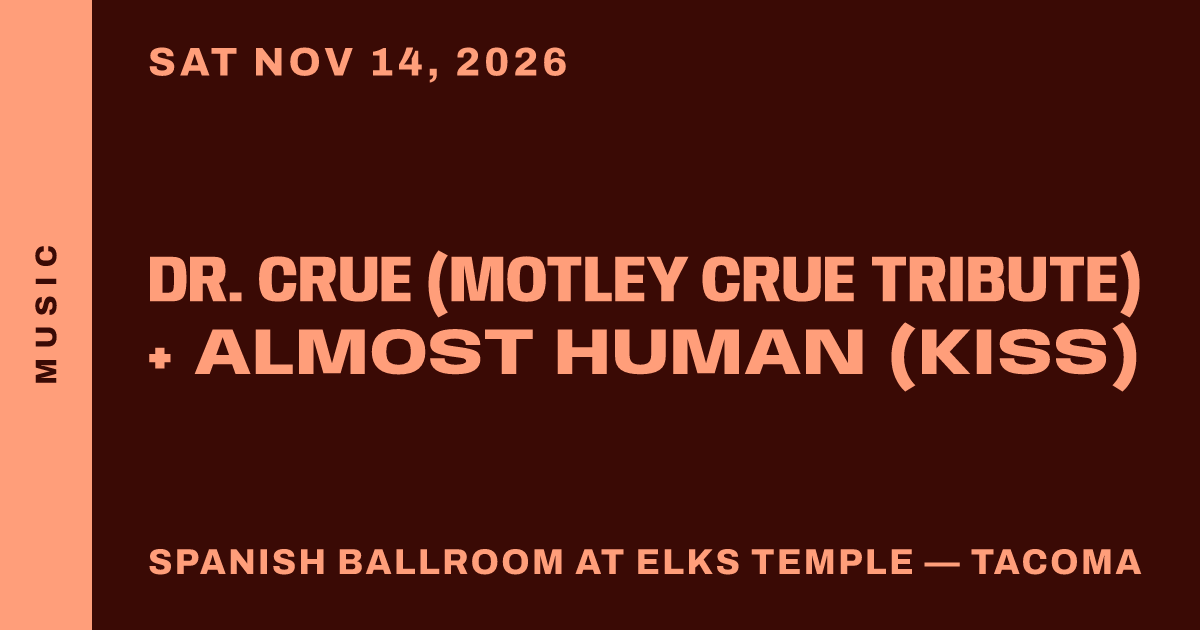 Dr. Crue (Motley Crue tribute) + Almost Human (KISS)