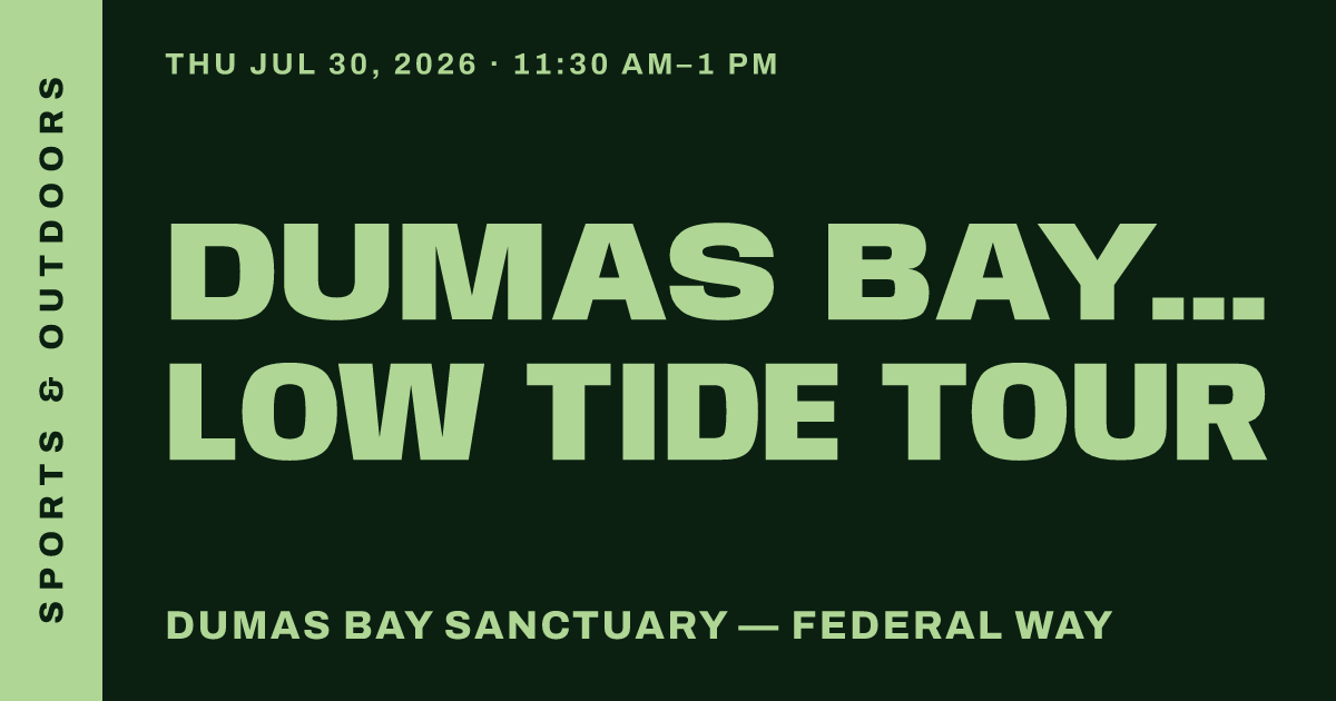Dumas Bay Sanctuary Low Tide Tour