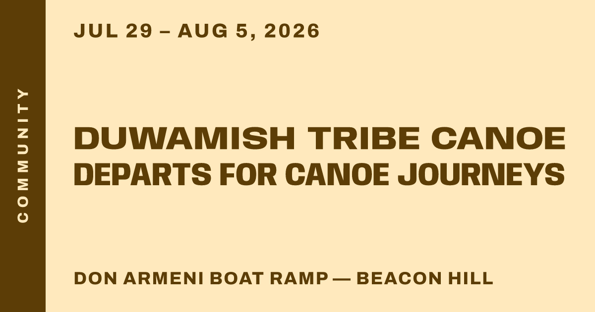 Duwamish Tribe canoe departs for Canoe Journeys