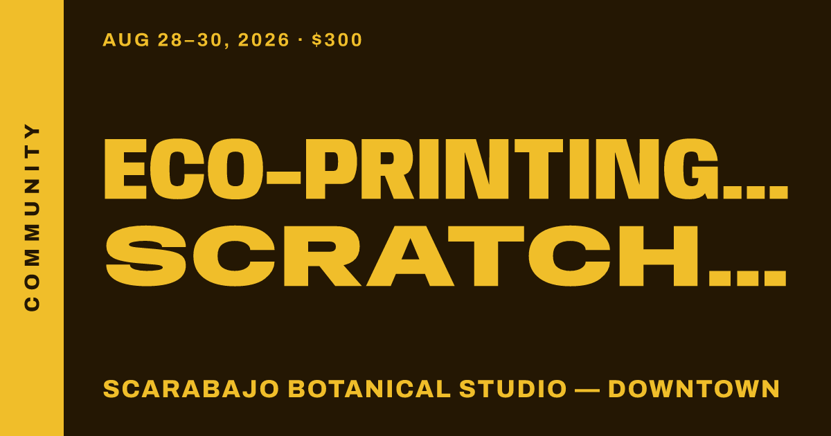 Eco-printing from Scratch Workshop