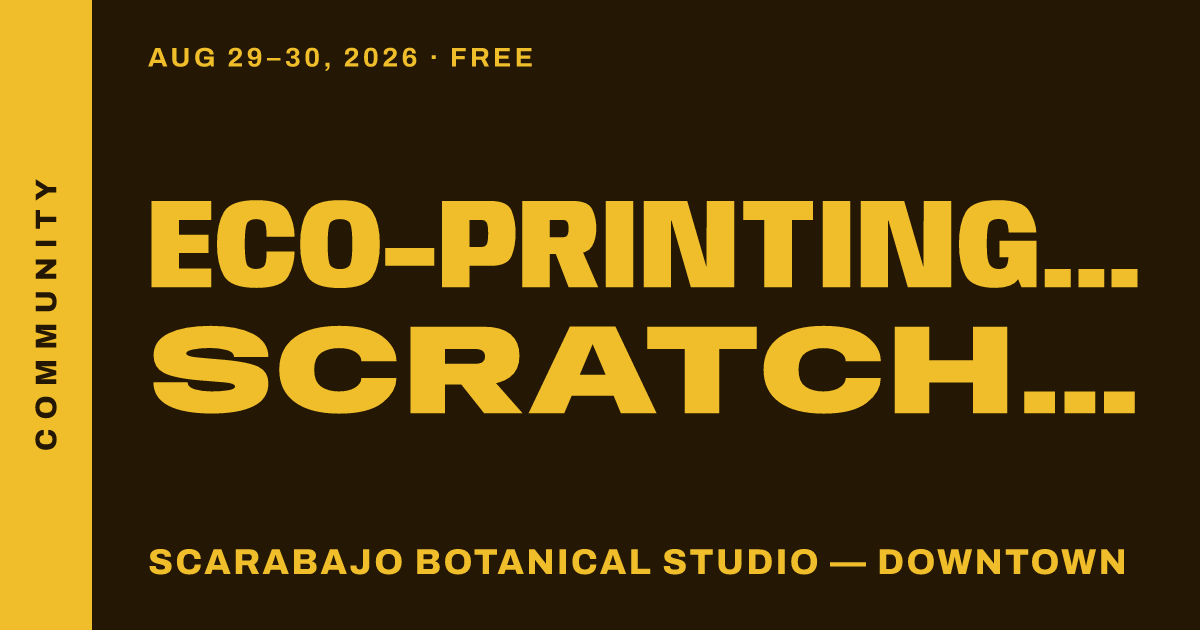 Eco-printing from Scratch Workshop