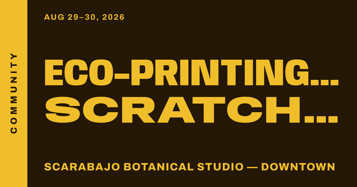 Eco-printing from Scratch Workshop