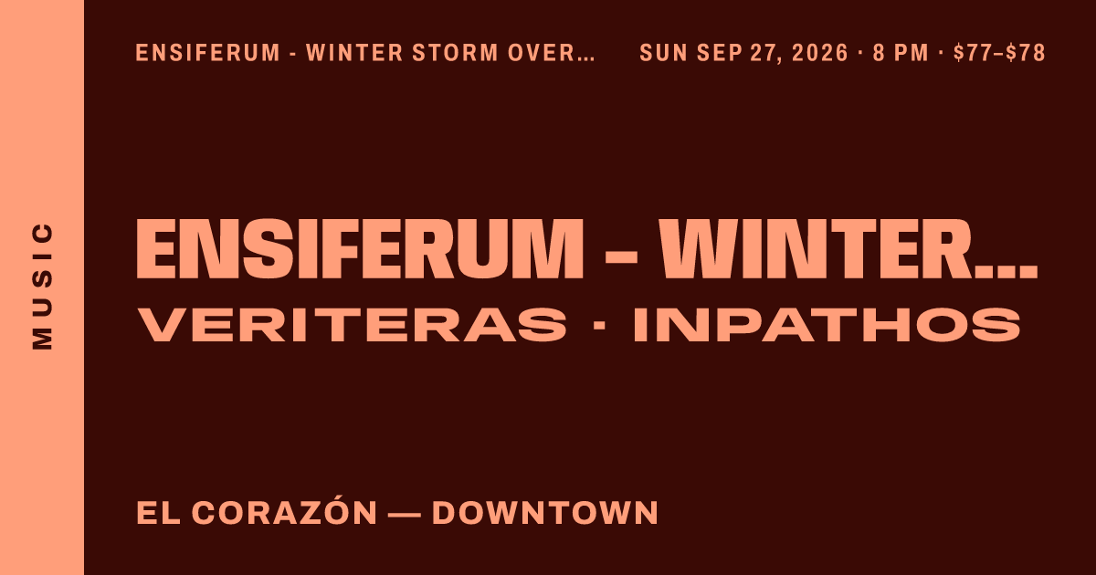 Ensiferum - Winter Storm Over North America 2026
