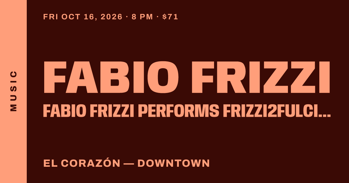 Fabio Frizzi performs FRIZZI2FULCI