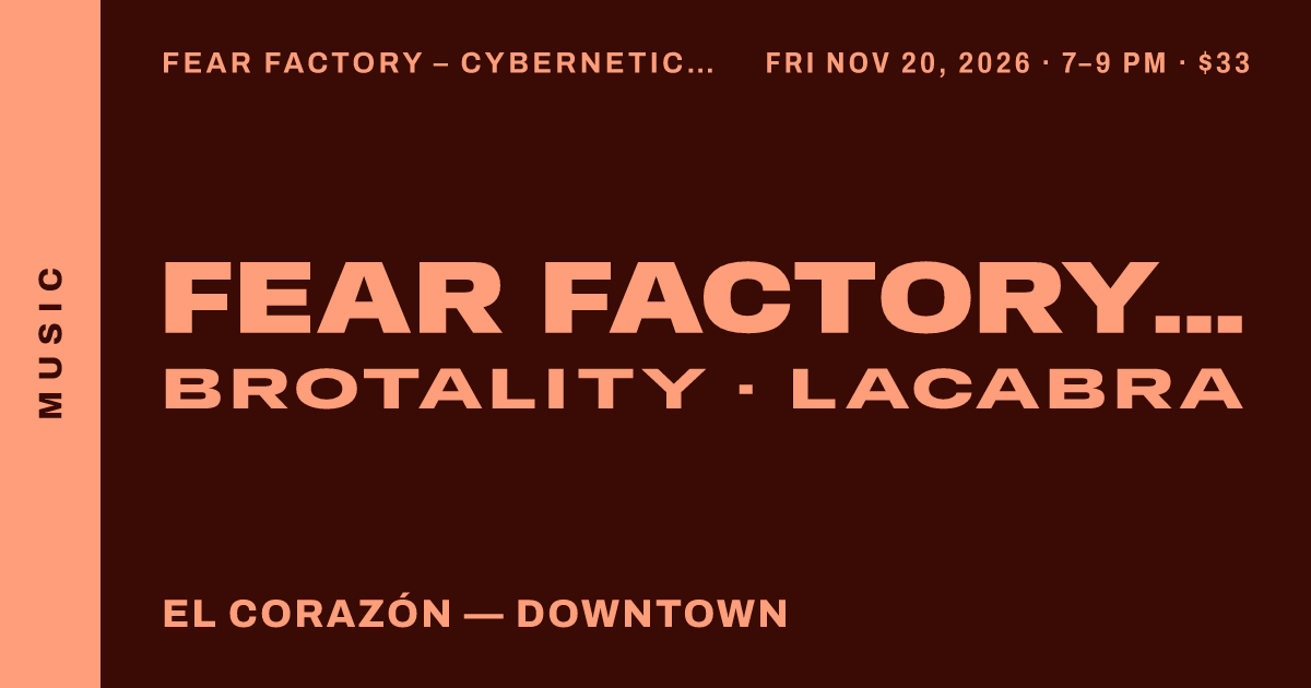 Fear Factory – Cybernetic Domination Tour 2026