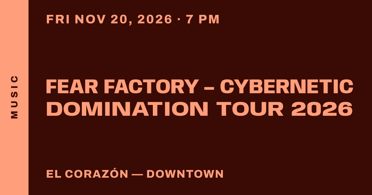 Fear Factory – Cybernetic Domination Tour 2026