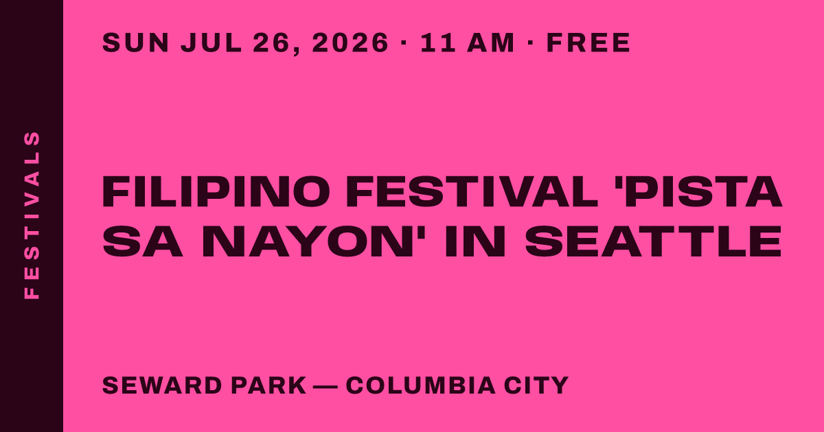 Filipino festival 'Pista Sa Nayon' in Seattle