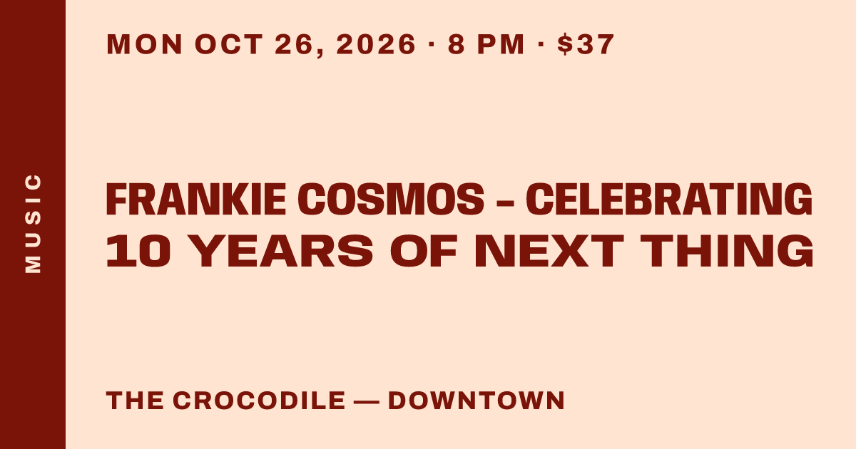 Frankie Cosmos - Celebrating 10 Years of Next Thing