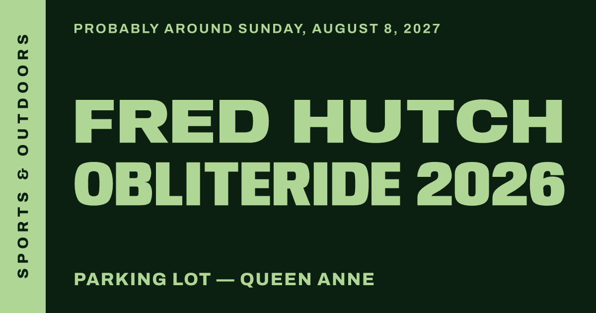 Fred Hutch Obliteride 2026