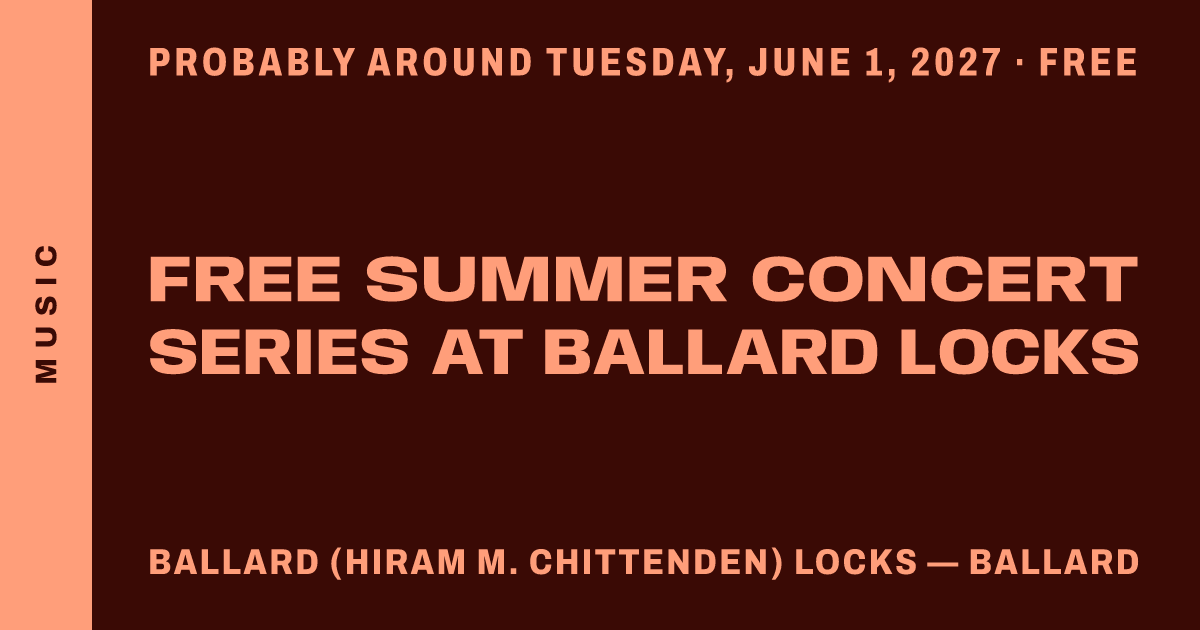 Free Summer Concert Series at Ballard Locks