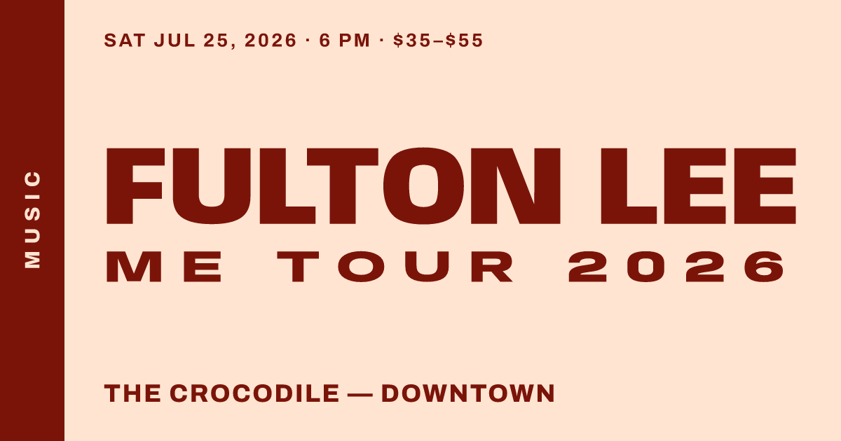 Fulton Lee: Sing With Me Tour 2026