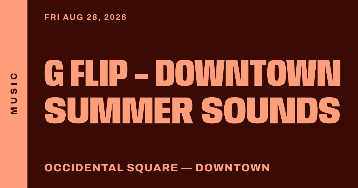 G Flip – Downtown Summer Sounds