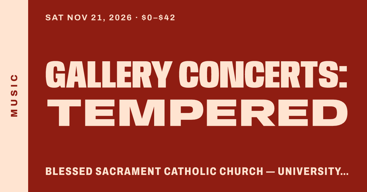 Gallery Concerts: TEMPERED