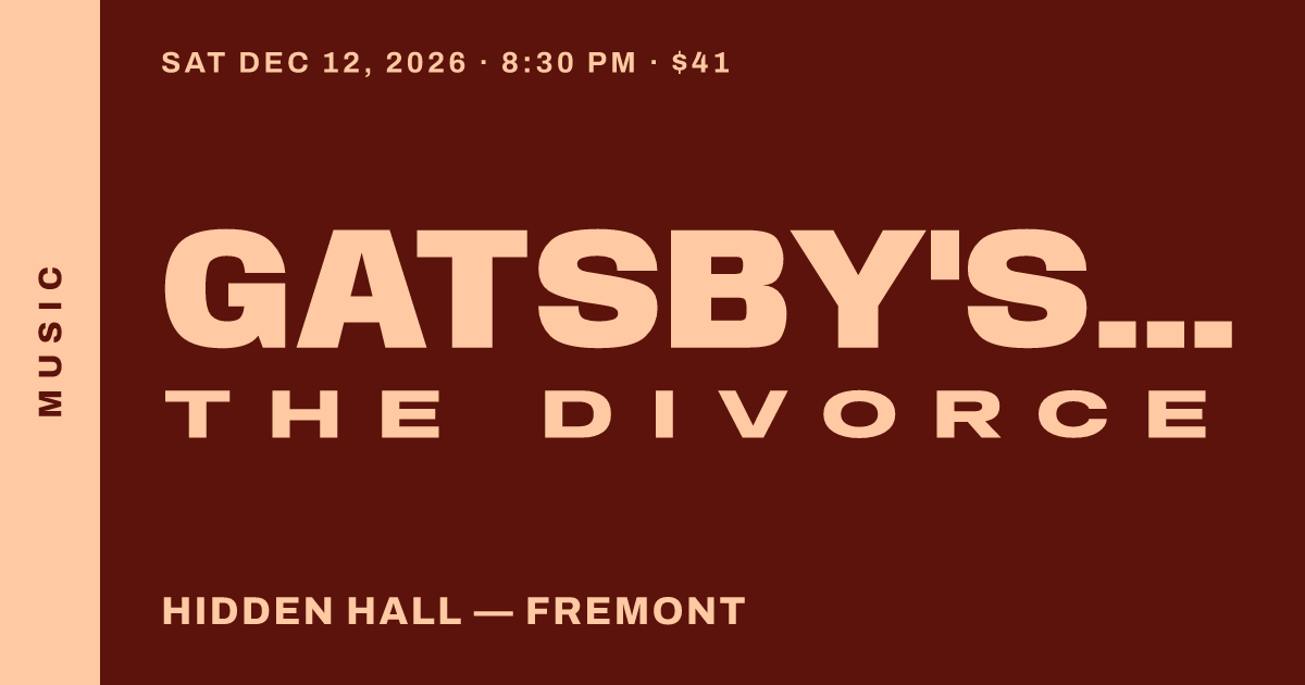 GATSBY'S AMERICAN DREAM with The Divorce