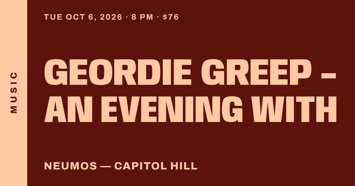 Geordie Greep - An Evening With