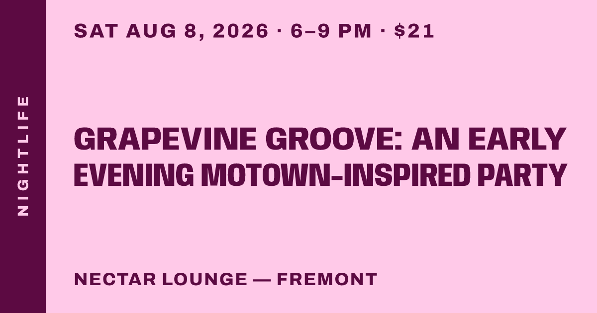 GRAPEVINE GROOVE: AN EARLY EVENING MOTOWN-INSPIRED PARTY