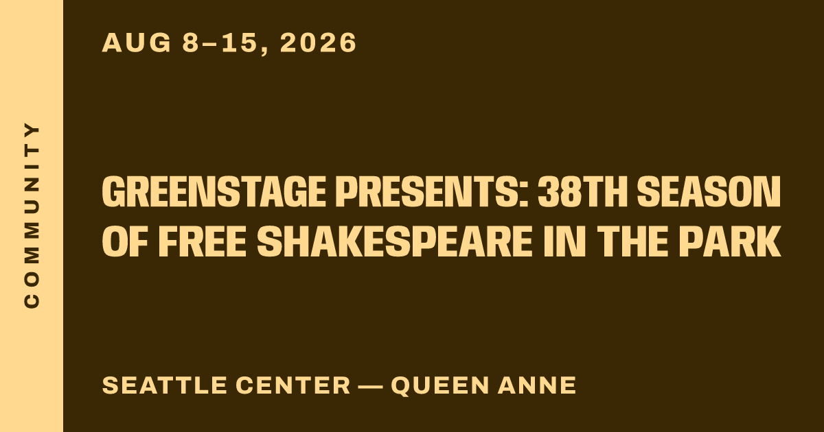 GreenStage Presents: 38th Season of Free Shakespeare in the Park
