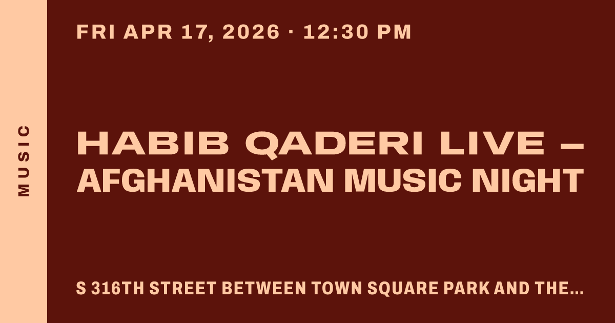 Habib Qaderi Live – Afghanistan Music Night