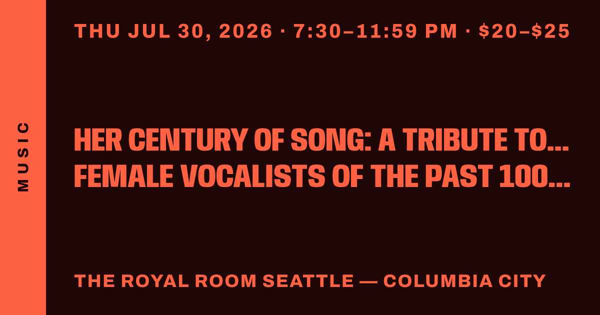 Her Century of Song: A tribute to influential female vocalists of the past 100 years