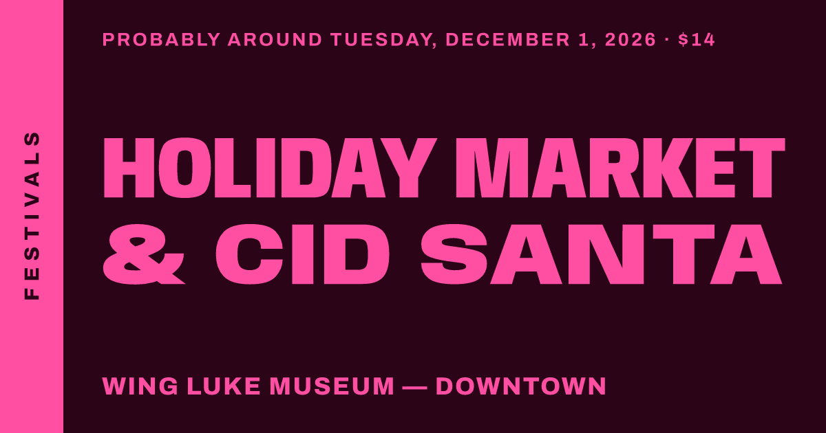 Holiday Market & CID Santa