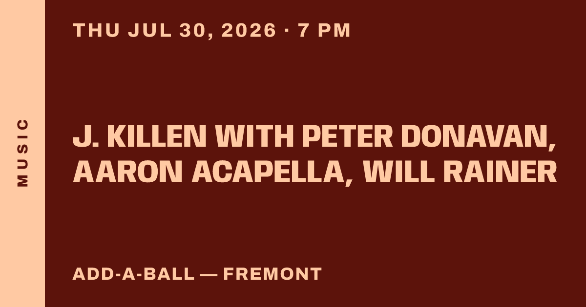 J. Killen with Peter Donavan, Aaron Acapella, Will Rainer