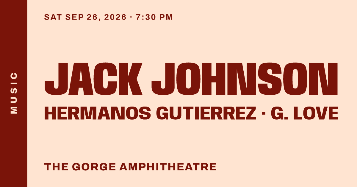 Jack Johnson: SURFILMUSIC Tour 2026