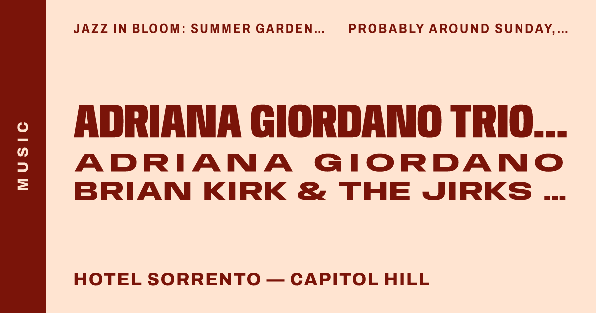 Jazz in Bloom: Summer Garden Sessions