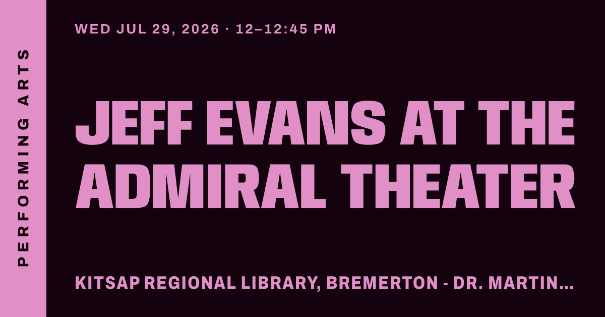 Jeff Evans at the Admiral Theater