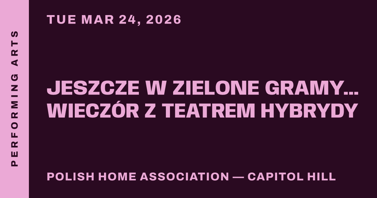 Jeszcze w zielone gramy – wyjątkowy wieczór z Teatrem Hybrydy