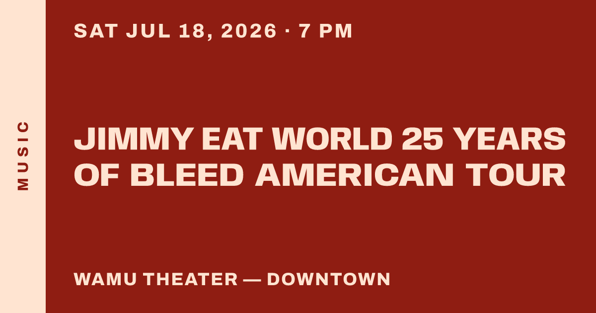 Jimmy Eat World 25 Years of Bleed American Tour
