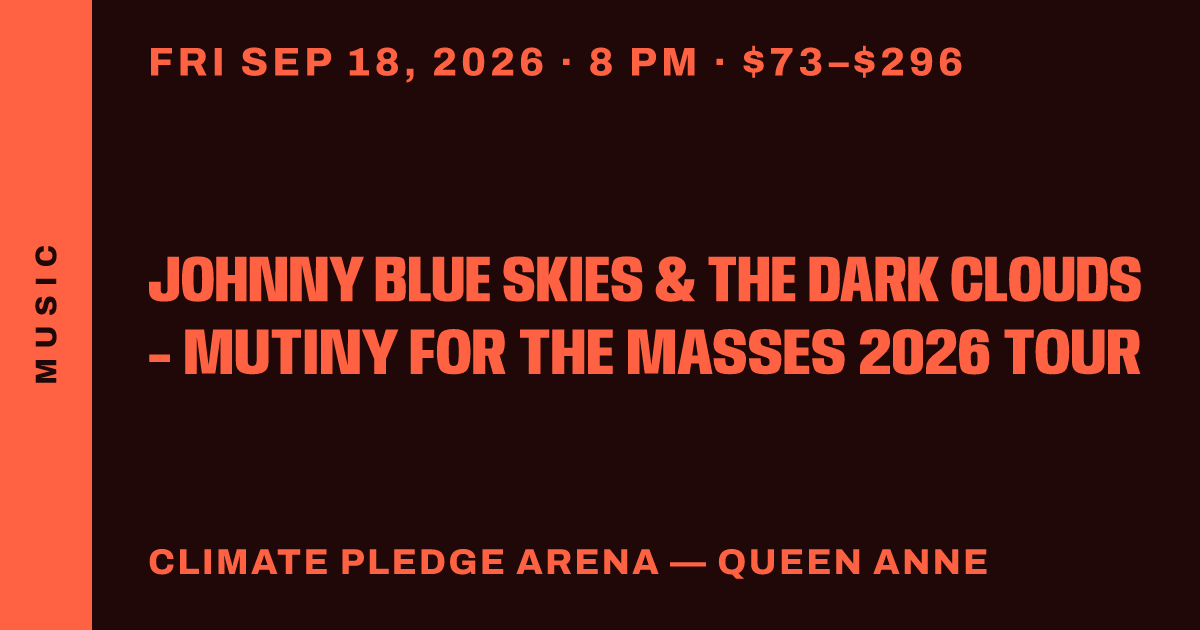 Johnny Blue Skies & the Dark Clouds - Mutiny for the Masses 2026 Tour