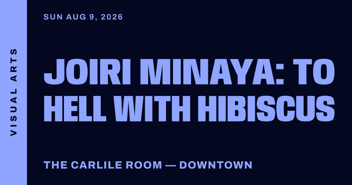 Joiri Minaya: To Hell With Hibiscus