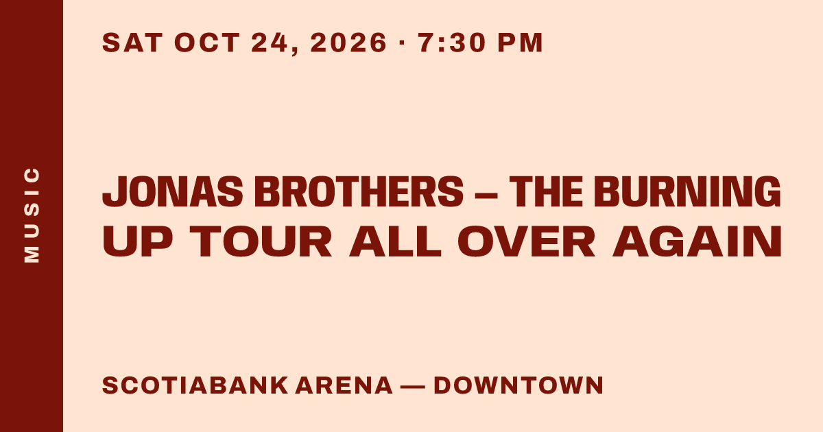 Jonas Brothers — The Burning Up Tour All Over Again