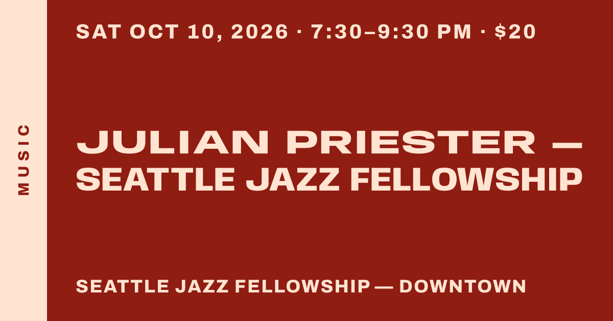 Julian Priester — Seattle Jazz Fellowship