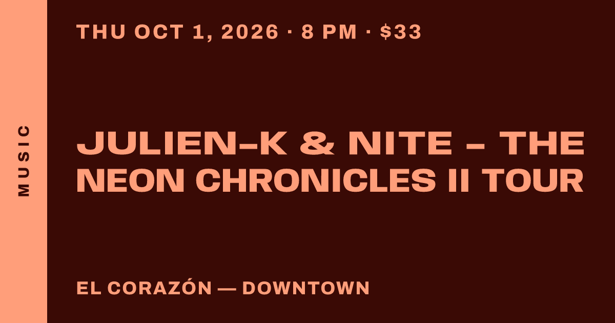 Julien-K & NITE - The Neon Chronicles II Tour