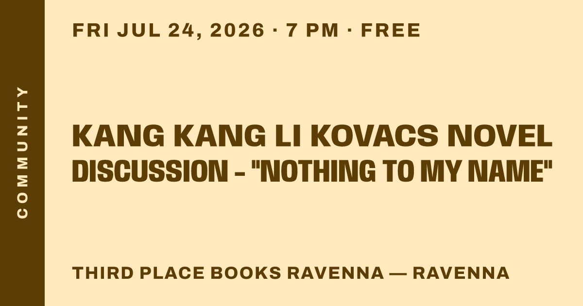 Kang Kang Li Kovacs Novel Discussion - "Nothing To My Name"