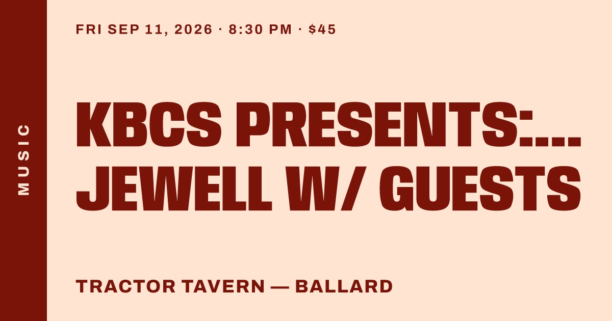 KBCS Presents: Eilen Jewell w/ guests