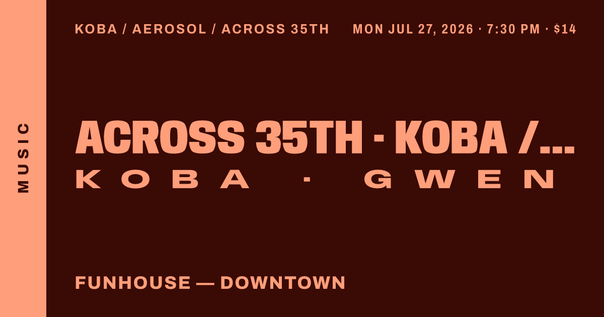 Koba / Aerosol / Across 35th
