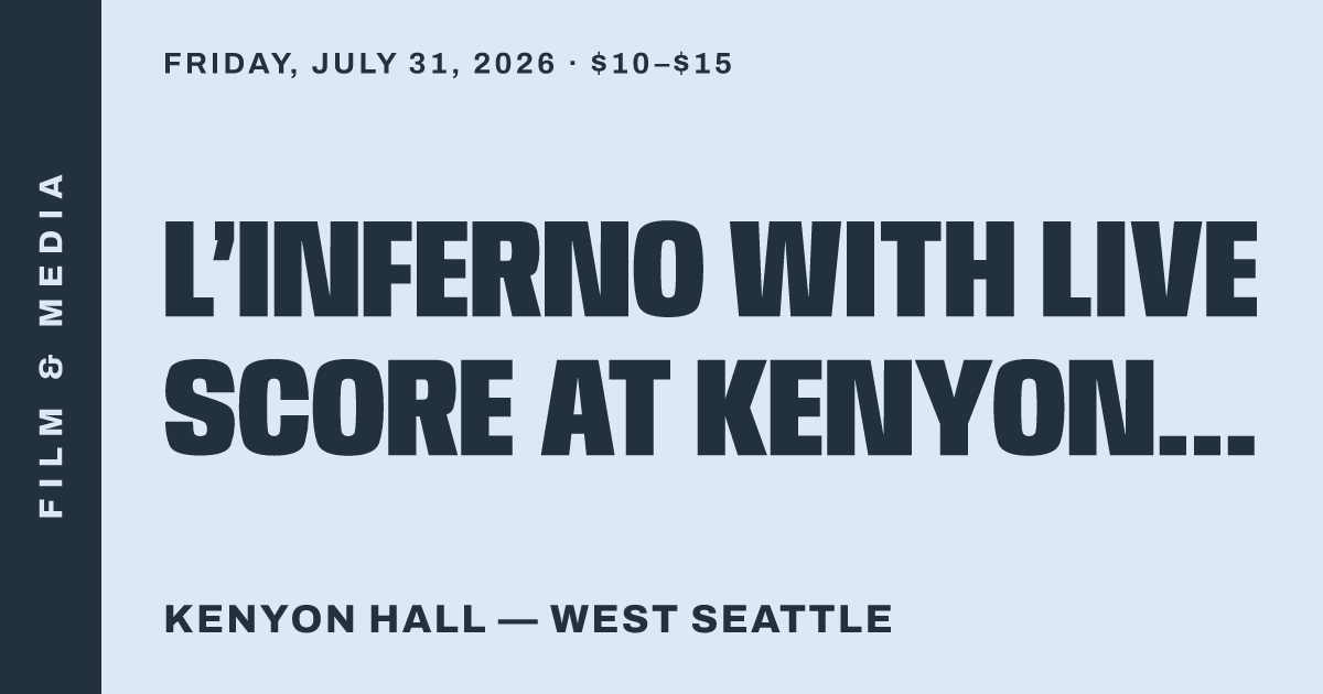L’Inferno with live score at Kenyon Hall