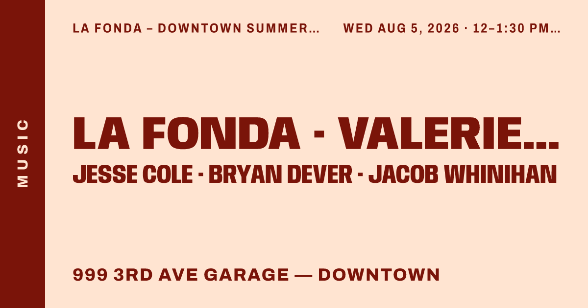 La Fonda – Downtown Summer Sounds