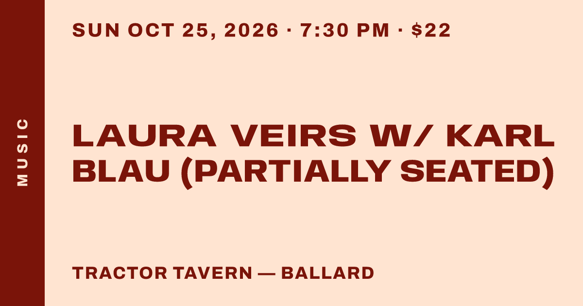 Laura Veirs w/ Karl Blau (partially seated)