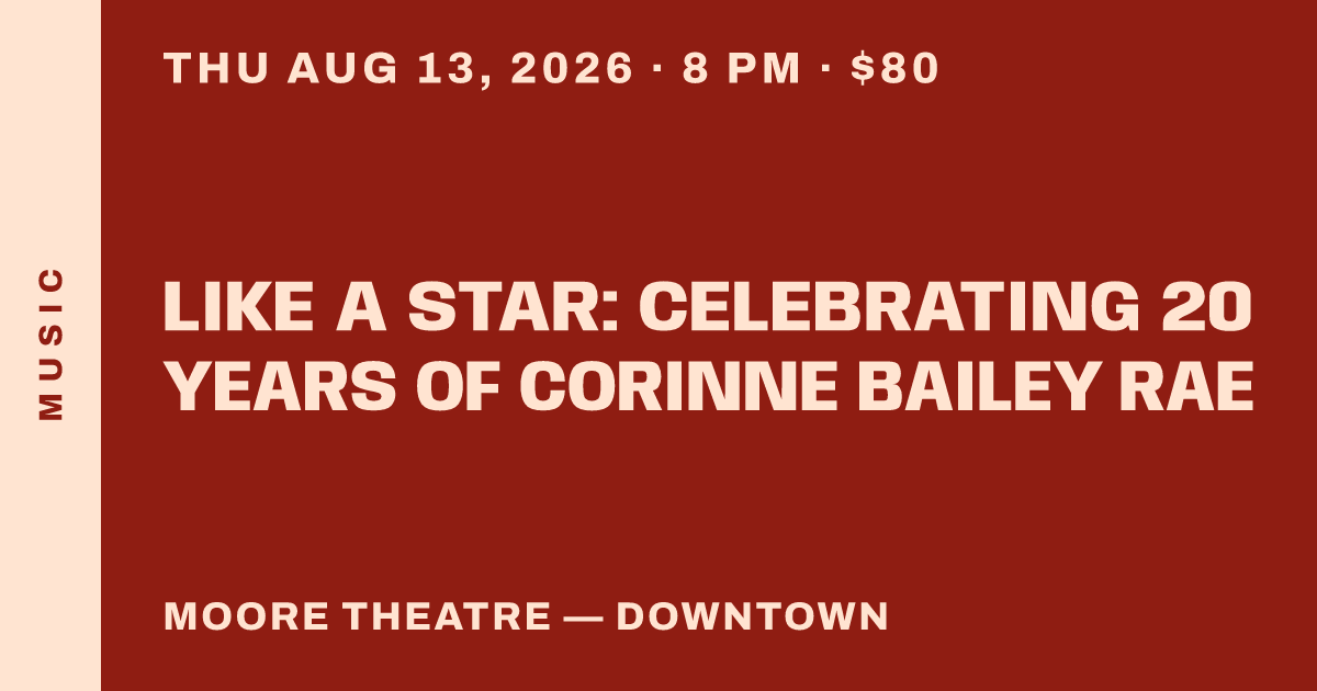 Like a Star: Celebrating 20 Years of Corinne Bailey Rae
