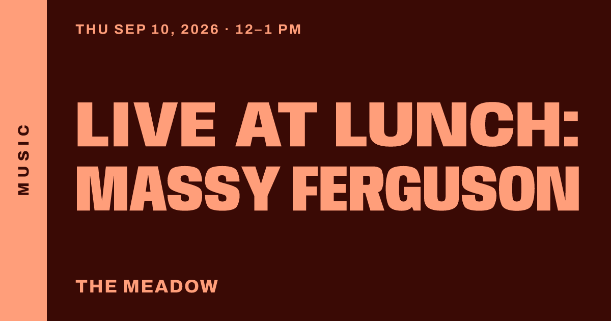 Live at Lunch: Massy Ferguson