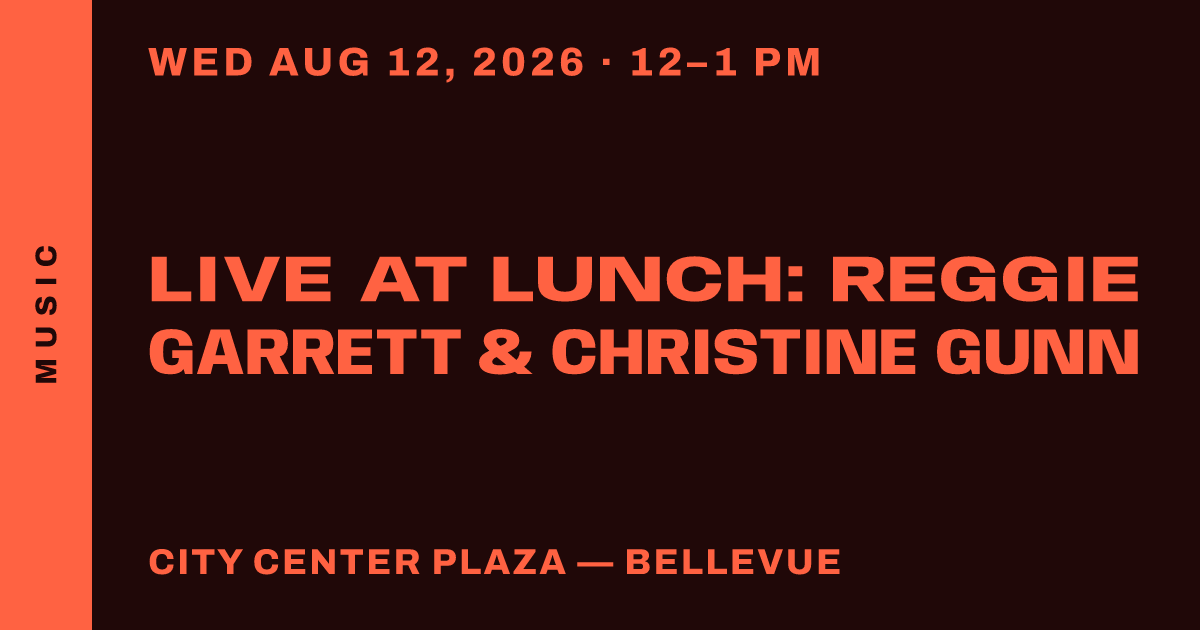 Live at Lunch: Reggie Garrett & Christine Gunn