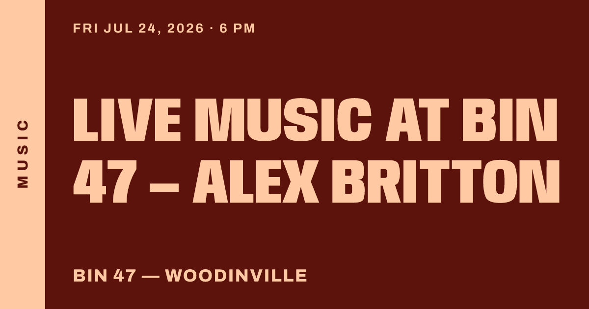 LIVE MUSIC AT BIN 47 — Alex Britton